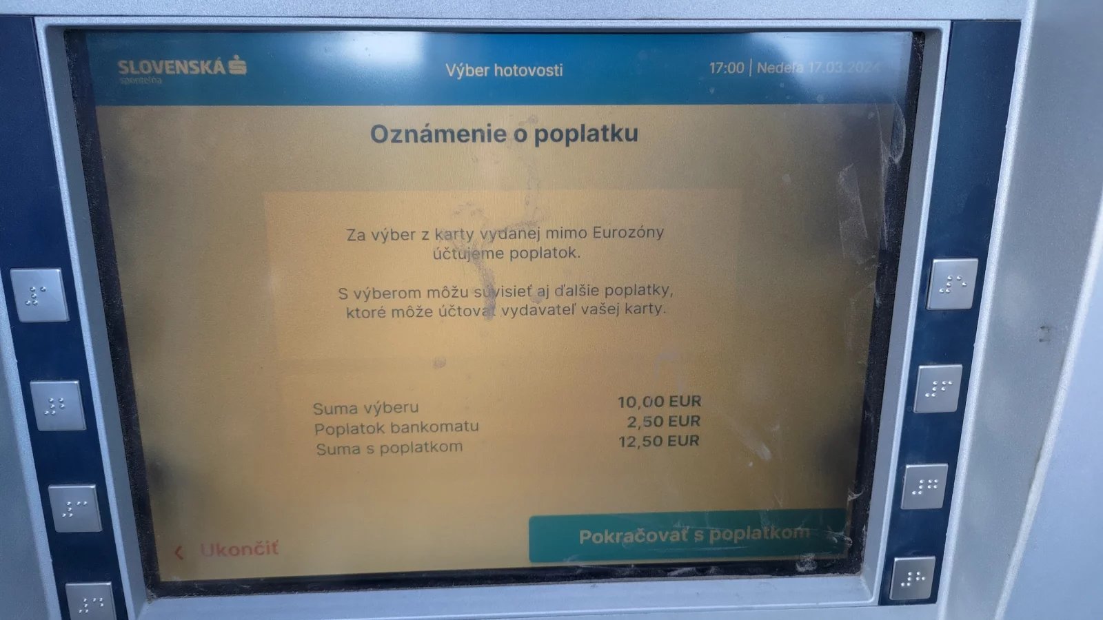 Bankomaty, DCC, Slovensko