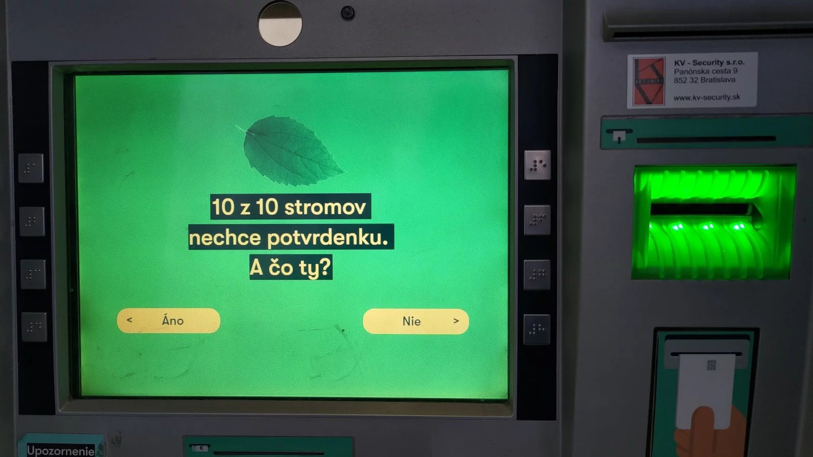 Bankomat 365.bank. Bardejov, Slovensko. (23. 3. 2024)