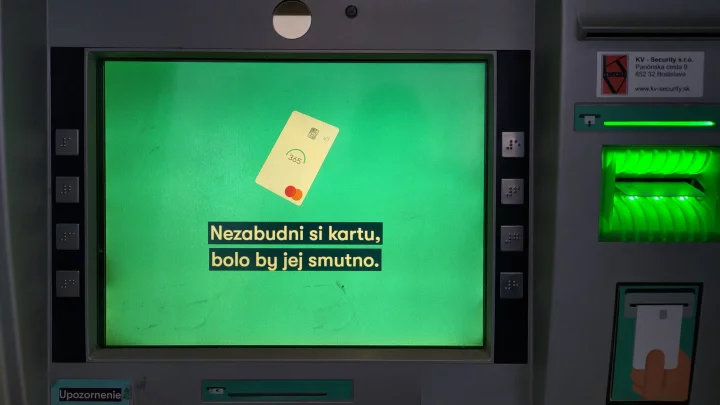 Bankomat 365.bank. Bardejov, Slovensko. (23. 3. 2024)
