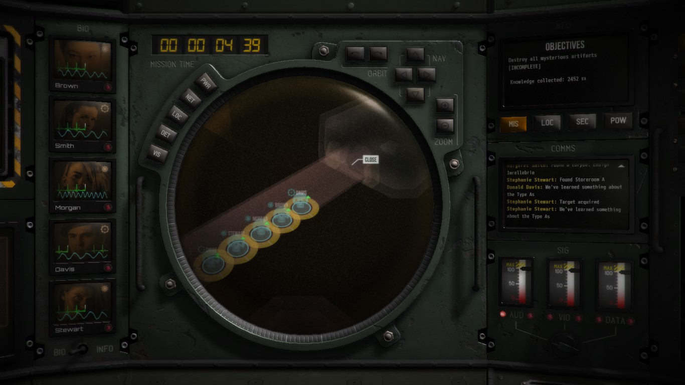 Deadnaut - obrázky ze hry.