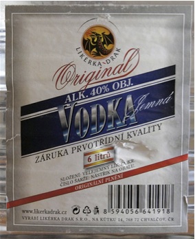 Etikety lihovin, ve kterých byl nalezen metanol