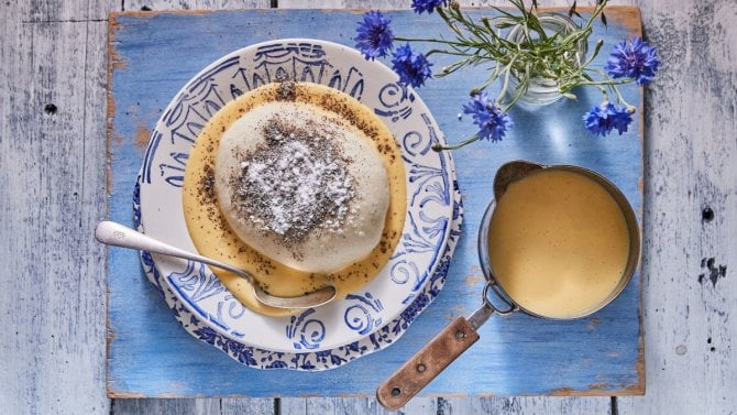 Germknödel, alpský, rakouský knedlík
