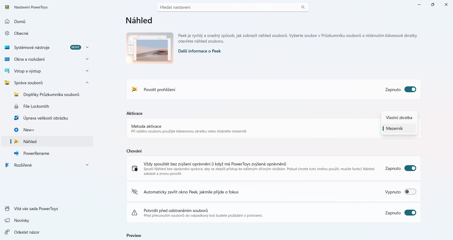 Screenshot PwoerToys