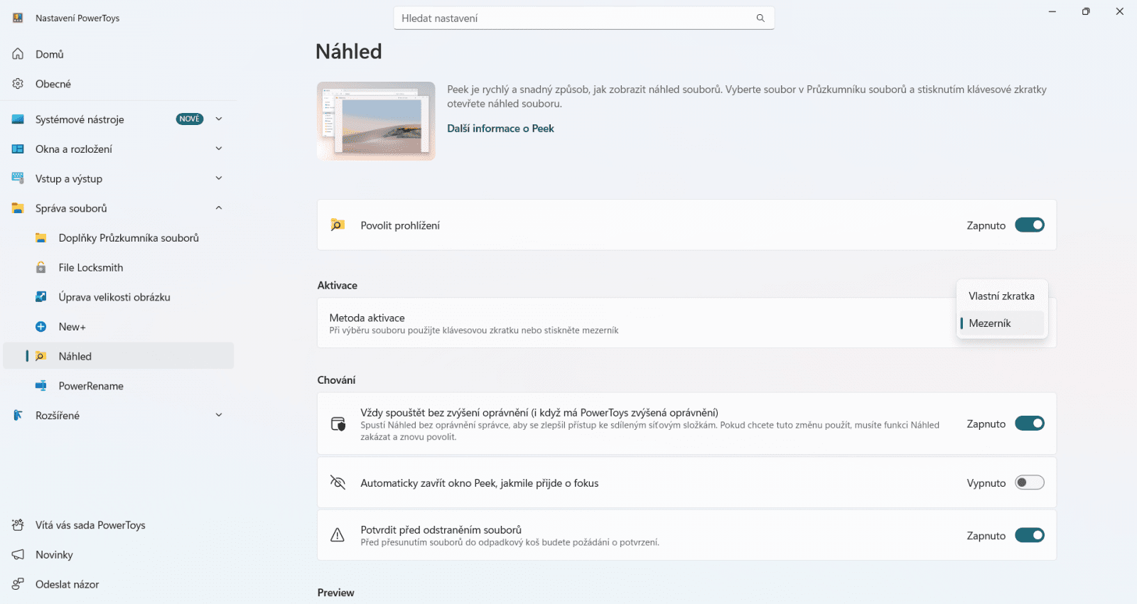 Screenshot PwoerToys