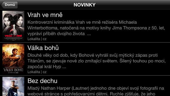 Videopůjčovna Topfun pro operační systém iOS