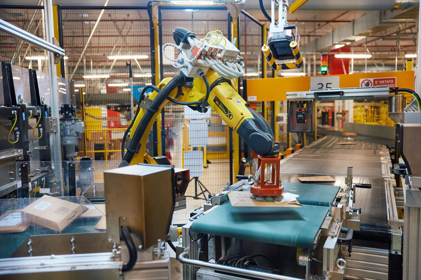 Amazon Flat Sorter Robotic Induction