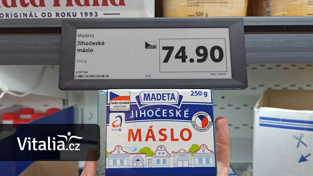 Máslo za sedmdesát. Za vysokou cenu mohou hlavně obchody, tvrdí výrobci