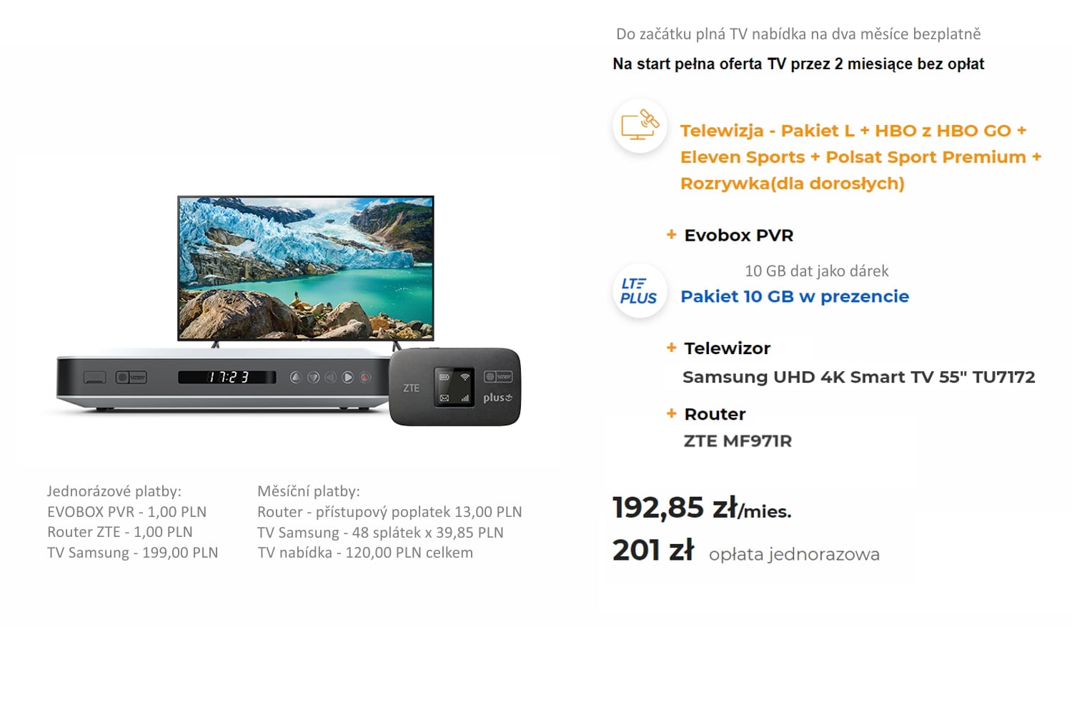 Programová nabídka Cyfrowy Polsat – satelitní distribuce