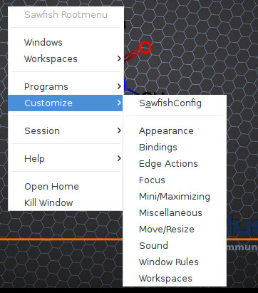 Správce oken Sawfish