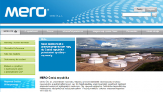Stránka MERO ČR, a.s.