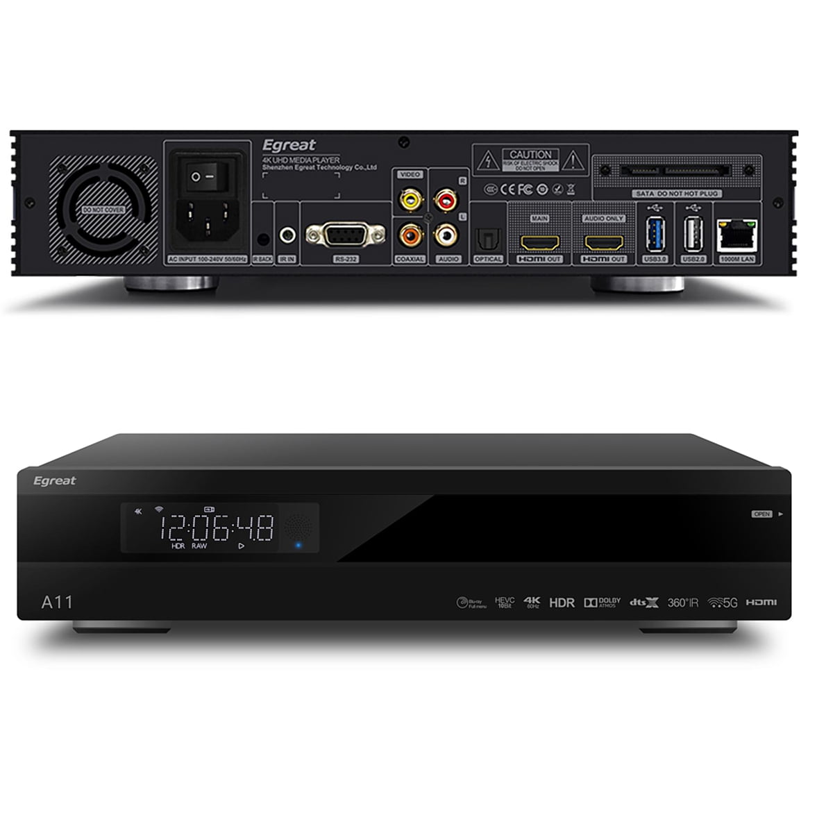 Egreat A11 - fotogalerie přístroje