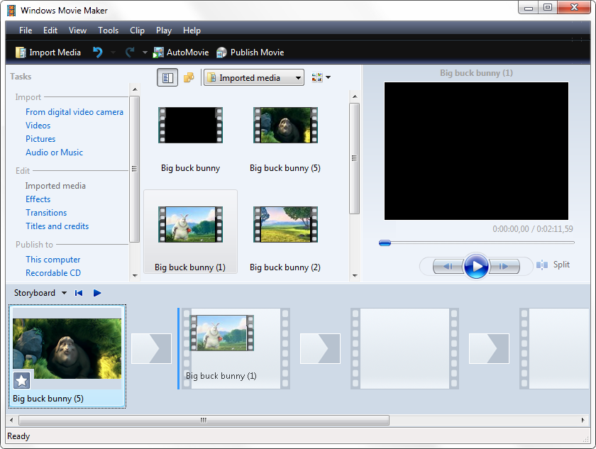 Windows movie maker видео