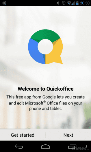 Průvodce novým QuickOffice
