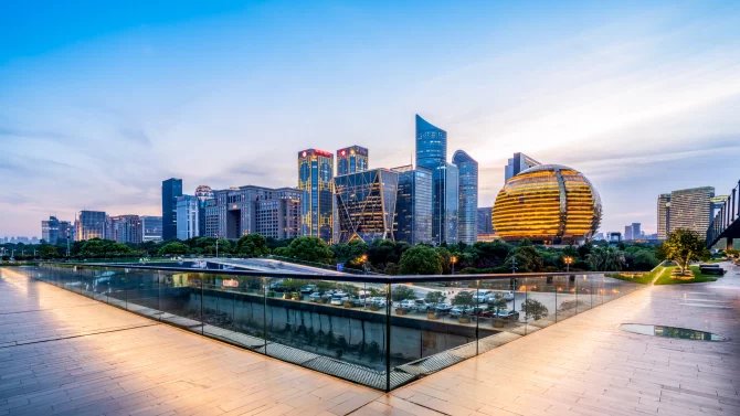 Čínské město Chang-čou