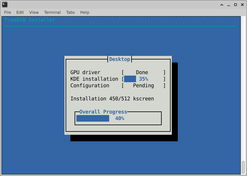 Instalátor FreeBSD 15.0