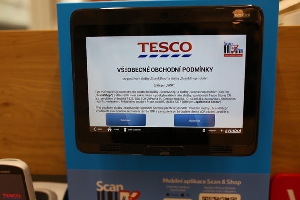 Jak se v Tescu nakupuje se Scan&Shop?