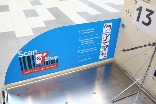 Jak se v Tescu nakupuje se Scan&Shop?