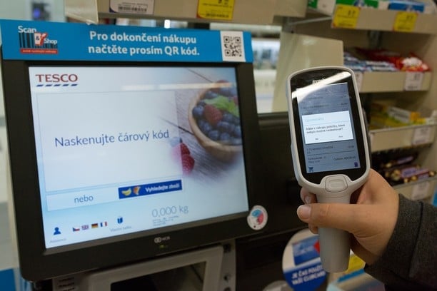 Jak se v Tescu nakupuje se Scan&Shop?