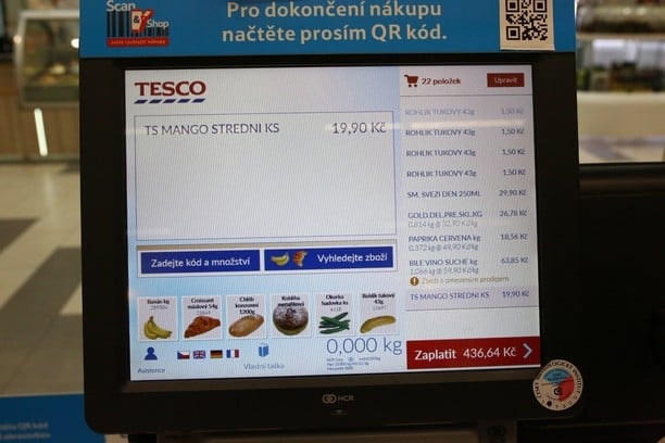 Jak se v Tescu nakupuje se Scan&Shop?