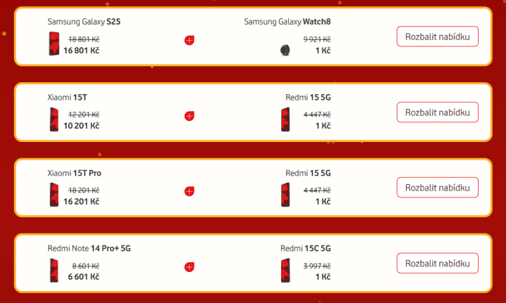 Autor: Vodafone Nabídka 1+1 zdarma Vodafone