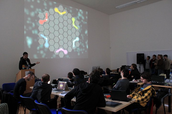Fotografie z druhého ročníku Game Jam Prague 2012