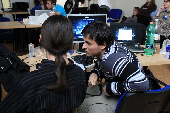 Fotografie z druhého ročníku Game Jam Prague 2012