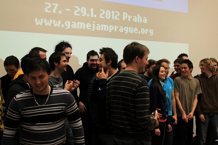 Fotografie z druhého ročníku Game Jam Prague 2012