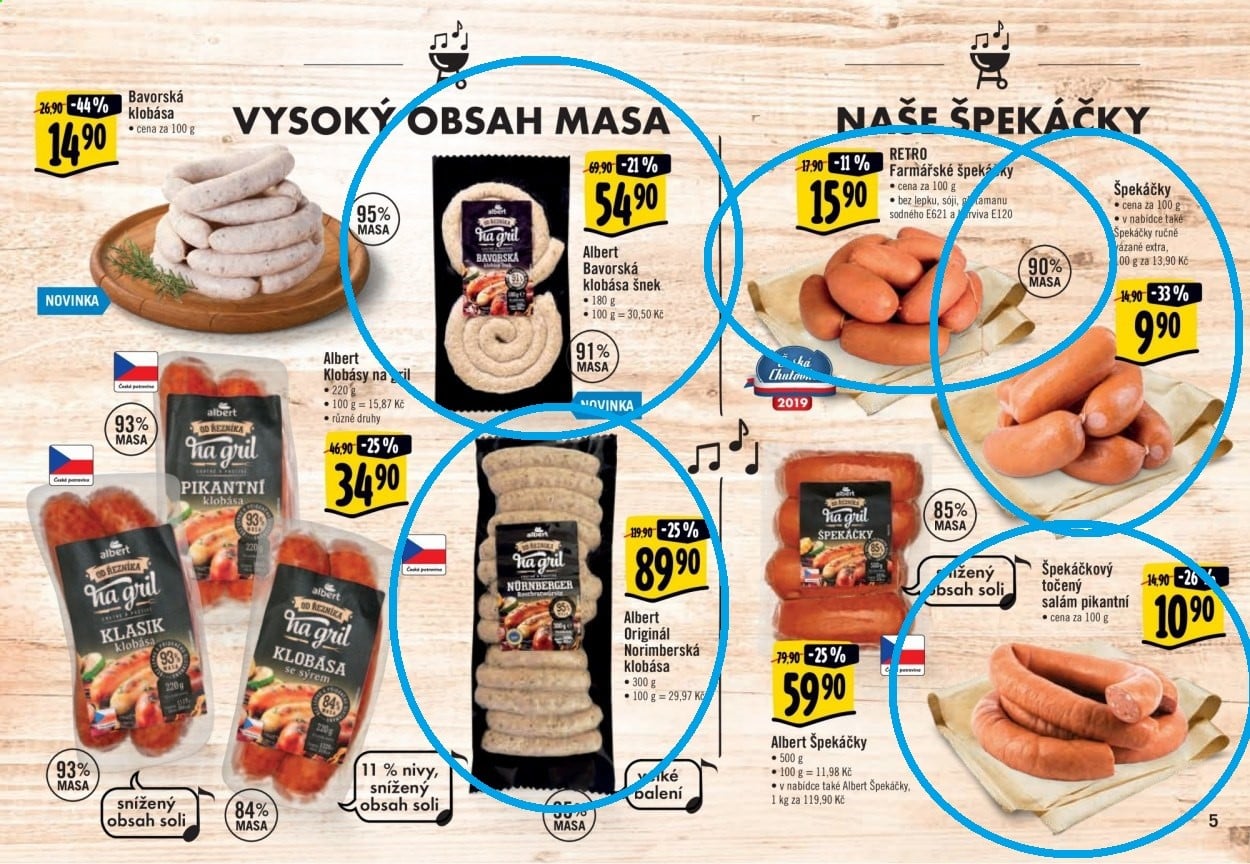 Letáky Albert grilovací sezóna 2021 a 2021