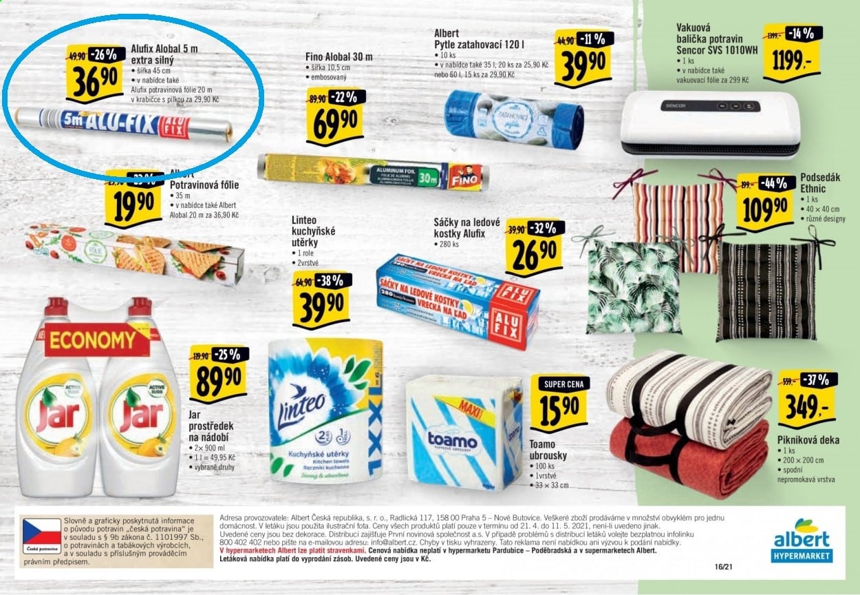 Letáky Albert grilovací sezóna 2021 a 2021