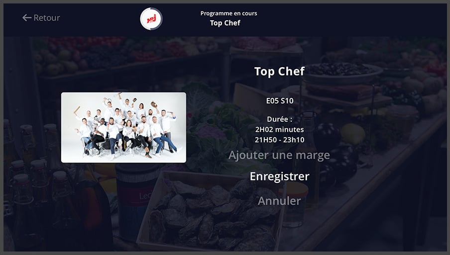 Uživatelské rozhraní OQEE