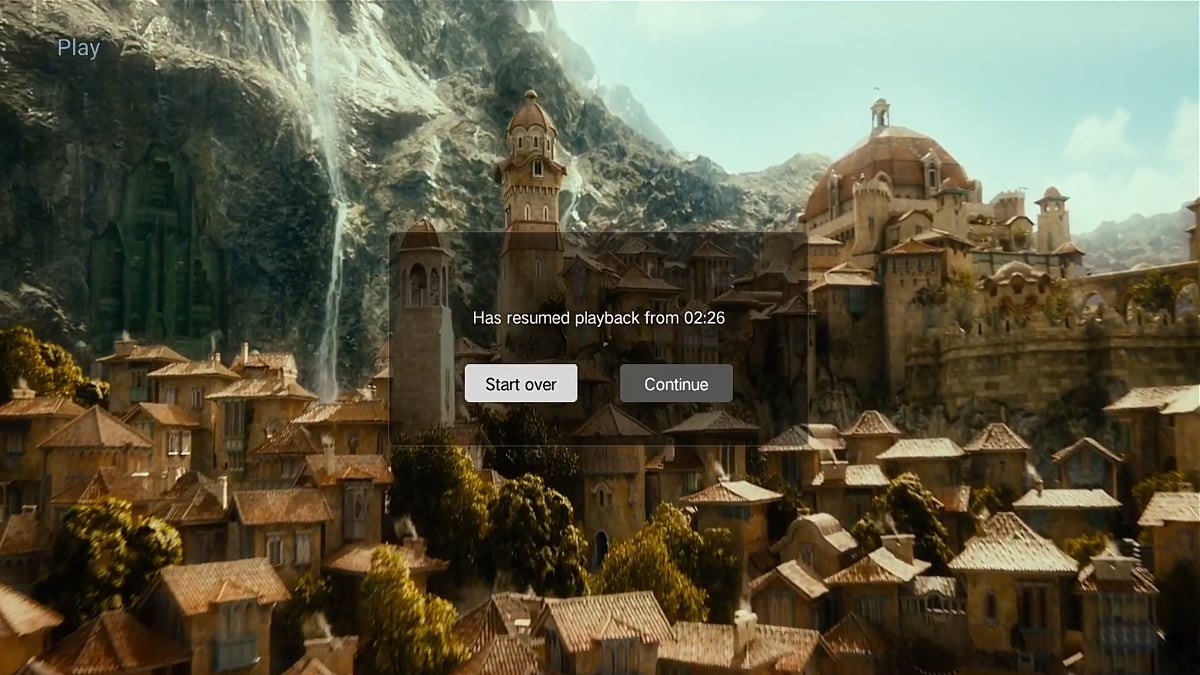 Zidoo Z1000 - ukázky přehrávání