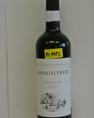 ZWEIGELTREBE, víno červené, alk. 10,5% obj. Víno bylo falšováno nadlimitním množstvím ethanolu z přidaného cukru. V chuti a vůni byla patrná oxidáza.
