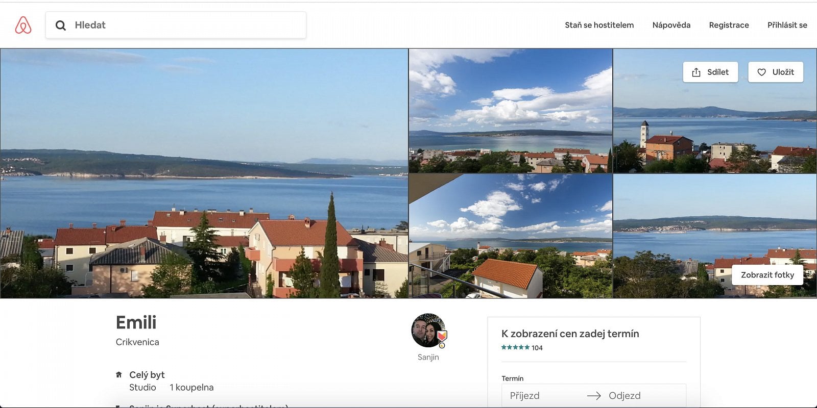 U každého ubytování dostanete přehledné informace.