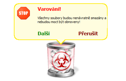 Freeraser smaže data jednou pro vždy