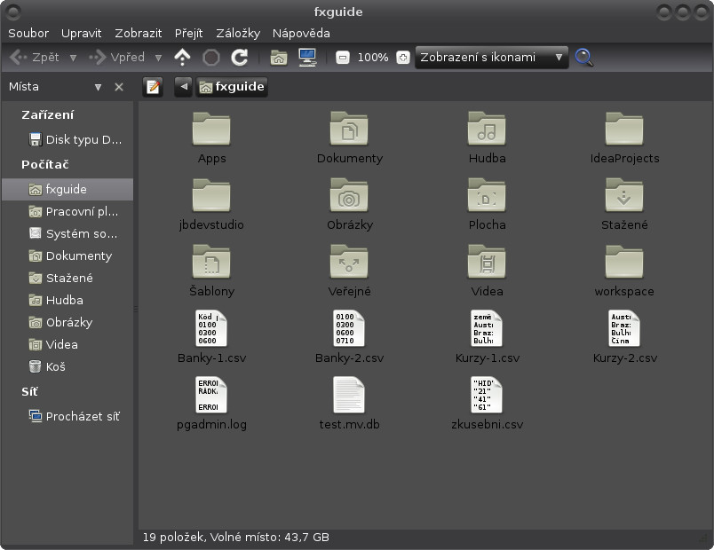 JavaFX: příprava CSV souborů
