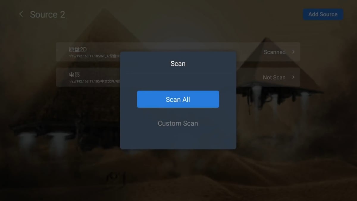 Zidoo X20 Pro - Nastavení aplikace Poster Wall 2.0