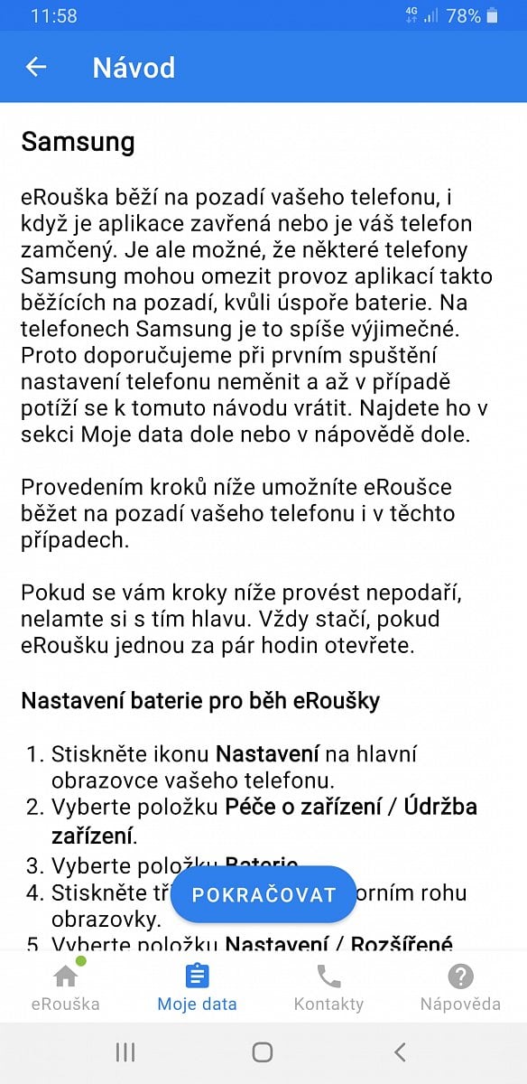 Aplikace eRouška přes Bluetooth sleduje kontakty s nakaženými