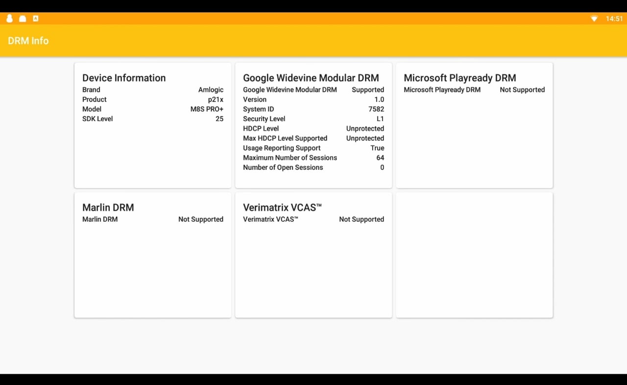 DRM info a ostatní benchmarky