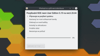 KDE neon, povyýšení na 20.04