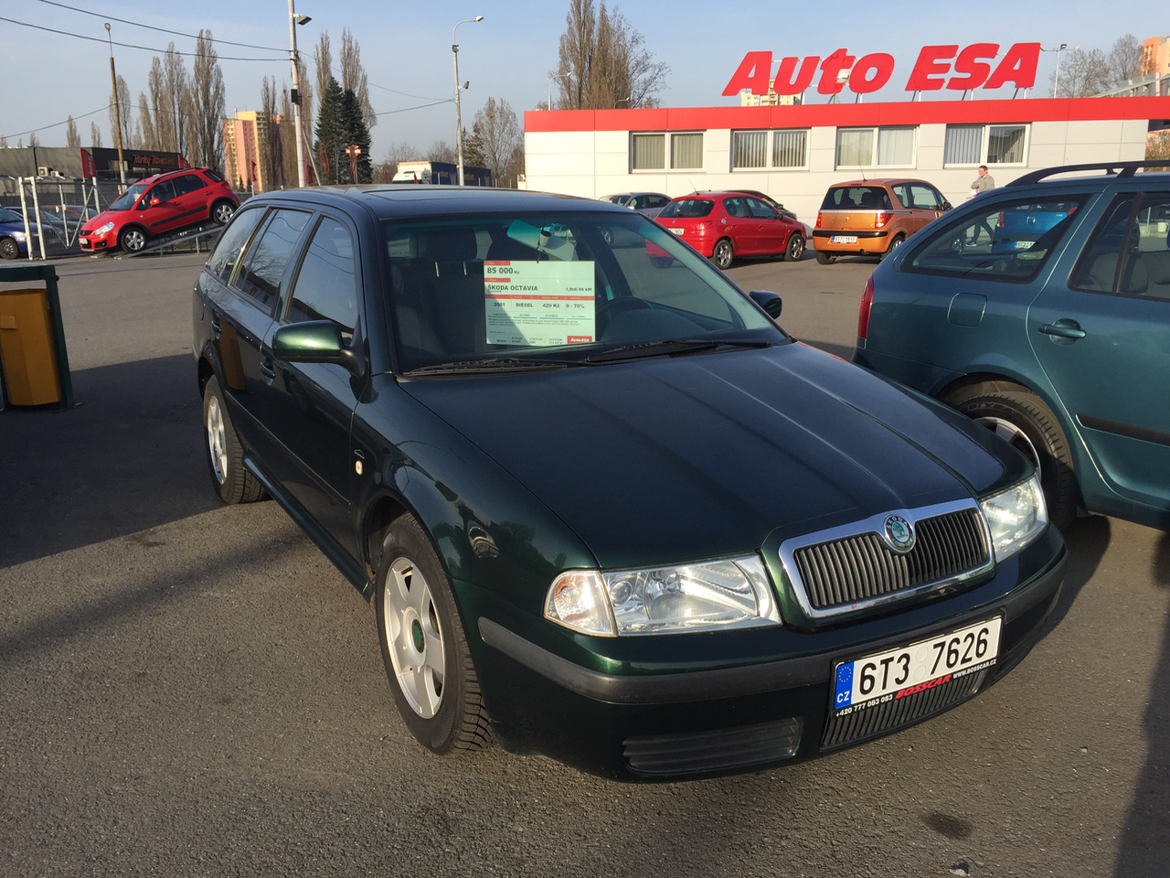Škoda Octavia, Auto ESA, kilometry stočeny