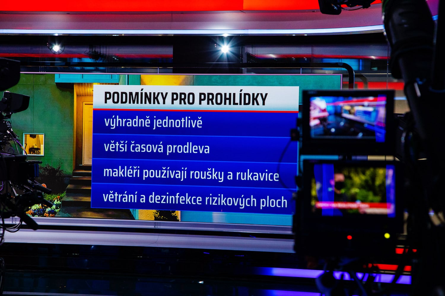 Studio CNN Prima News jsme navštívili krátce před začátkem poledních zpráv.