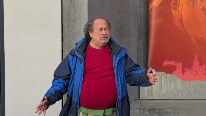 Richard Matthew Stallman v Liberci v květnu 2025