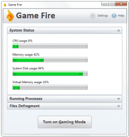 <p>Game Fire - zvýší výkon počítače pro hraní her</p>