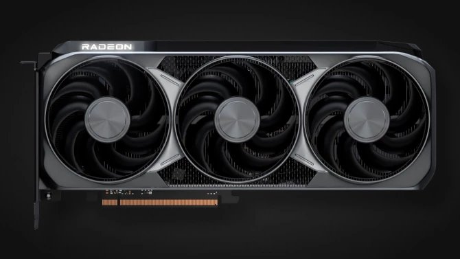 Referenční Radeon RX 9070 XT (ilustrace)