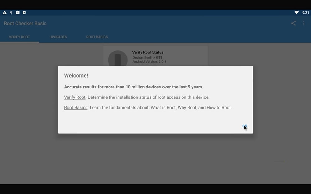 Start, úvodní obrazovka a první nastavení