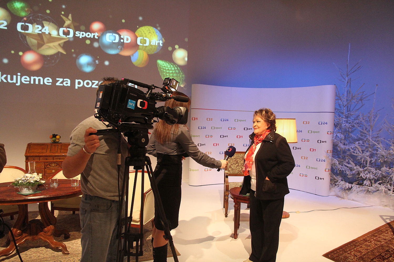 Vánoce 2013: Tisková konference České televize