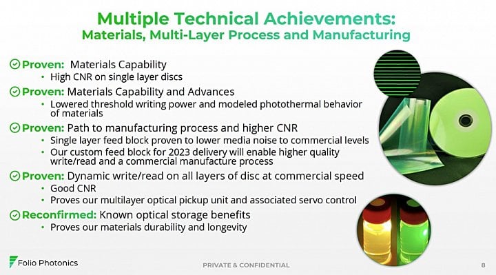 Velká část technologie optických médií Folio Photonics už je ověřená