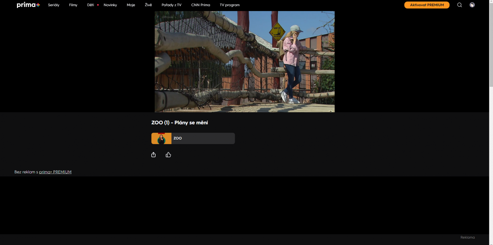 Modrý kód a ZOO na Prima+
