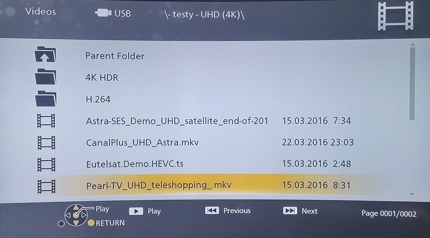 Panasonic DMP-UB900 - multimédia