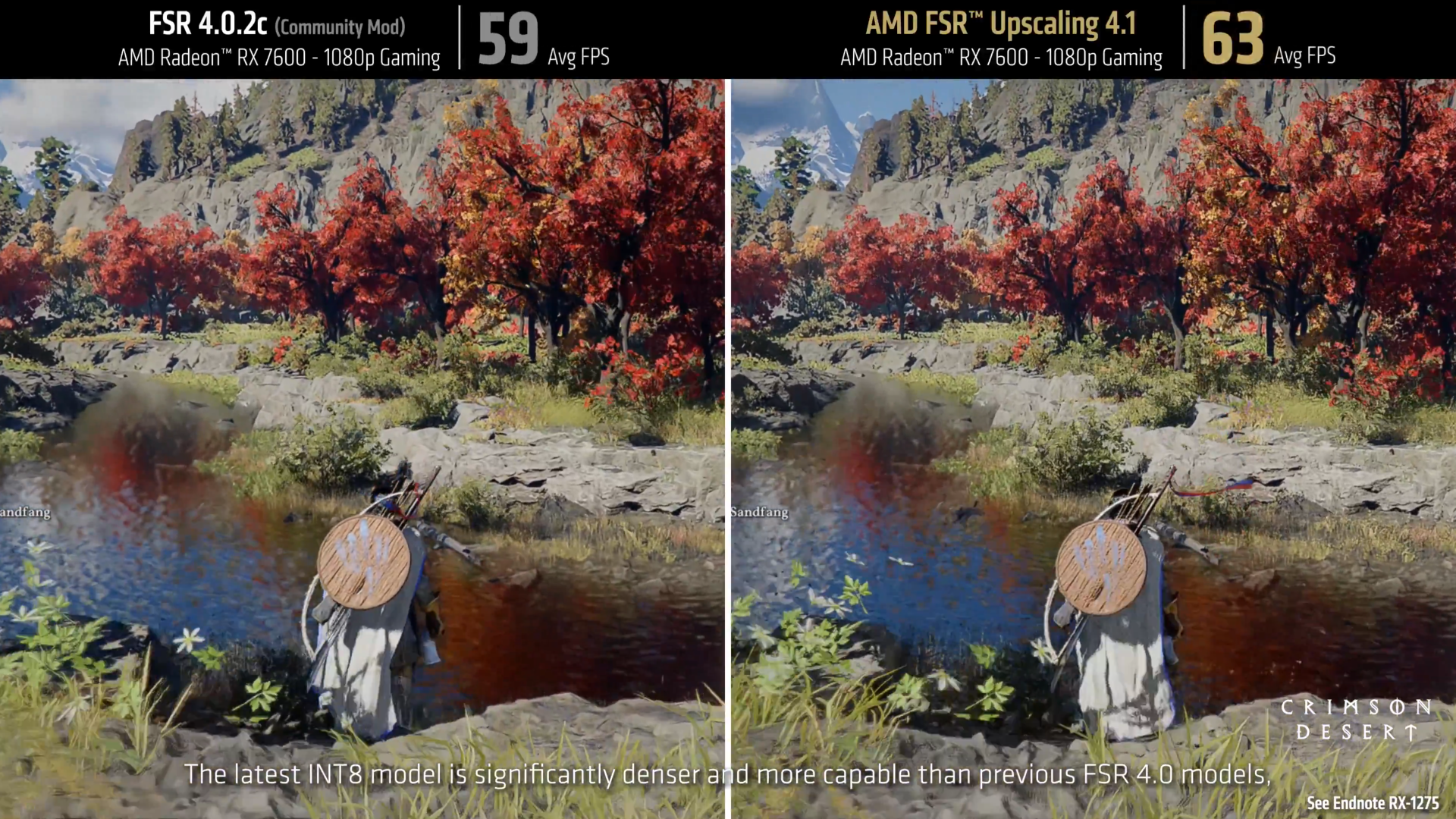 AMD FSR 4.1 na grafikách Radeon RX 7000
